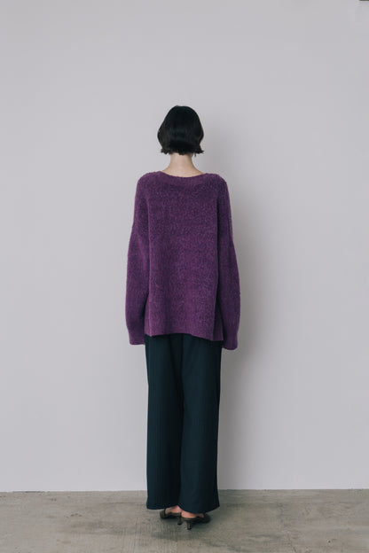 【先行】Shaggy V-Neck Knit ※11月上旬配送予定