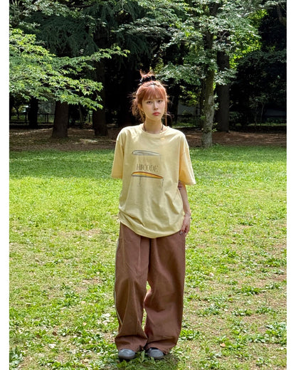 Waist Tape Side Line Pants