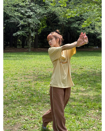 Waist Tape Side Line Pants