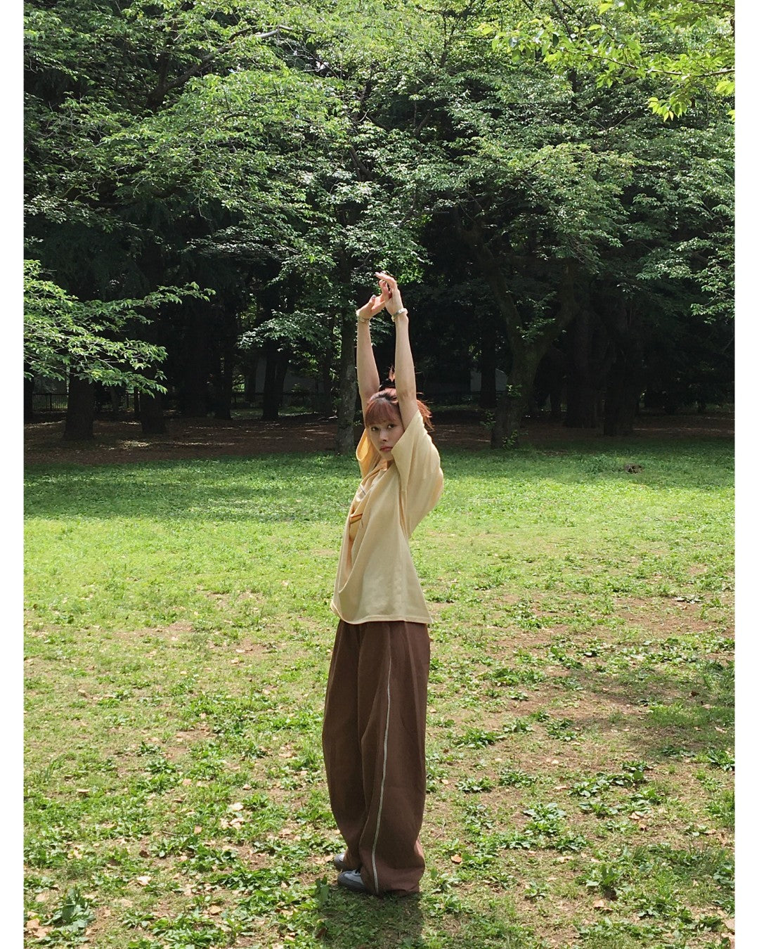 Waist Tape Side Line Pants
