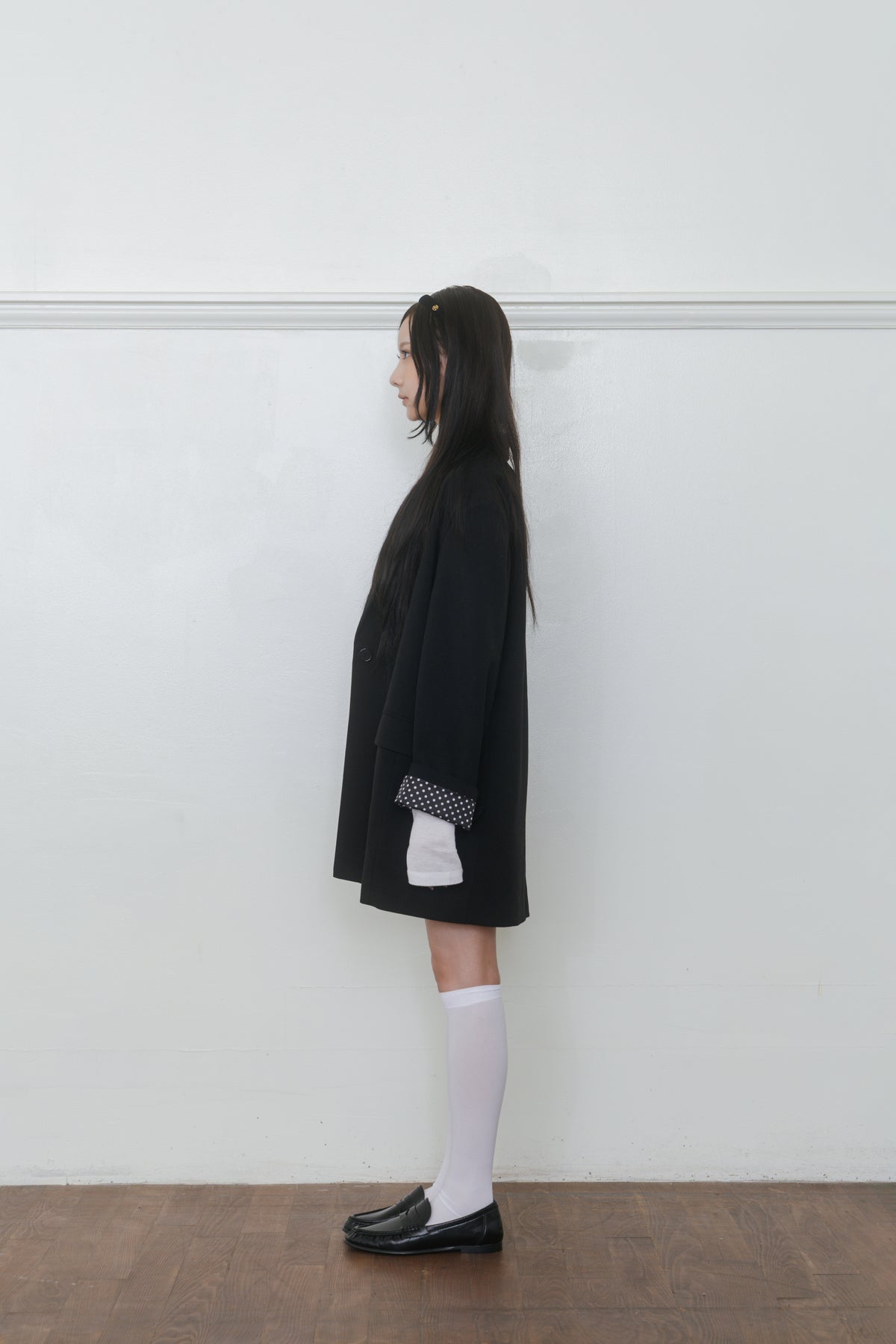 【先行】Dot Accent Cuff Tailored Jacket ※10月中旬配送予定
