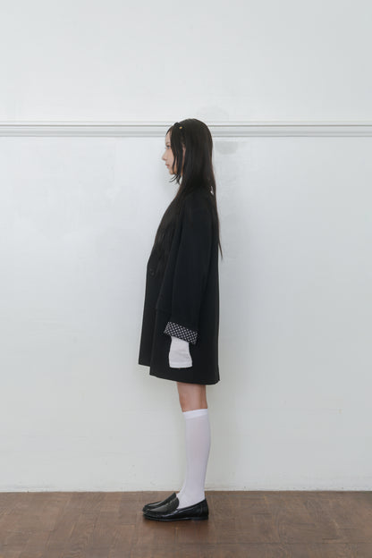 【先行】Dot Accent Cuff Tailored Jacket ※10月中旬配送予定