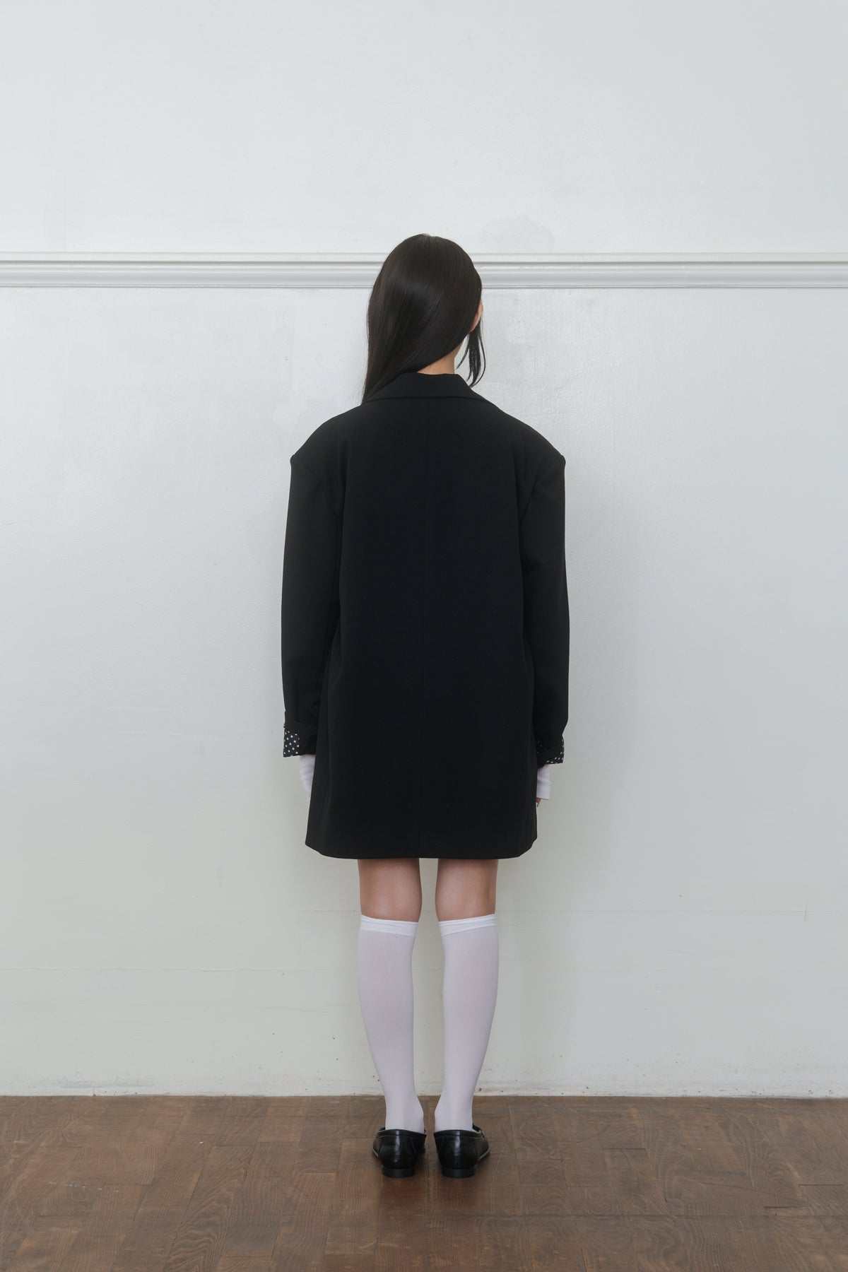 【先行】Dot Accent Cuff Tailored Jacket ※10月中旬配送予定