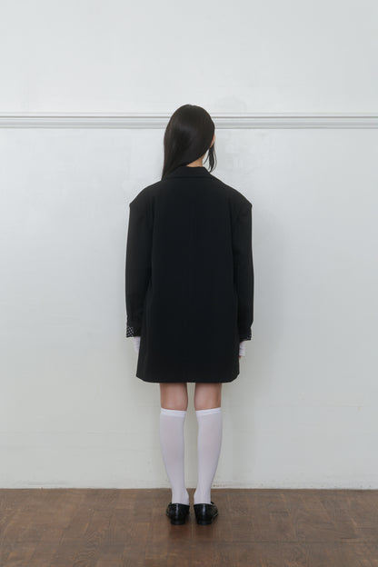 【先行】Dot Accent Cuff Tailored Jacket ※10月中旬配送予定