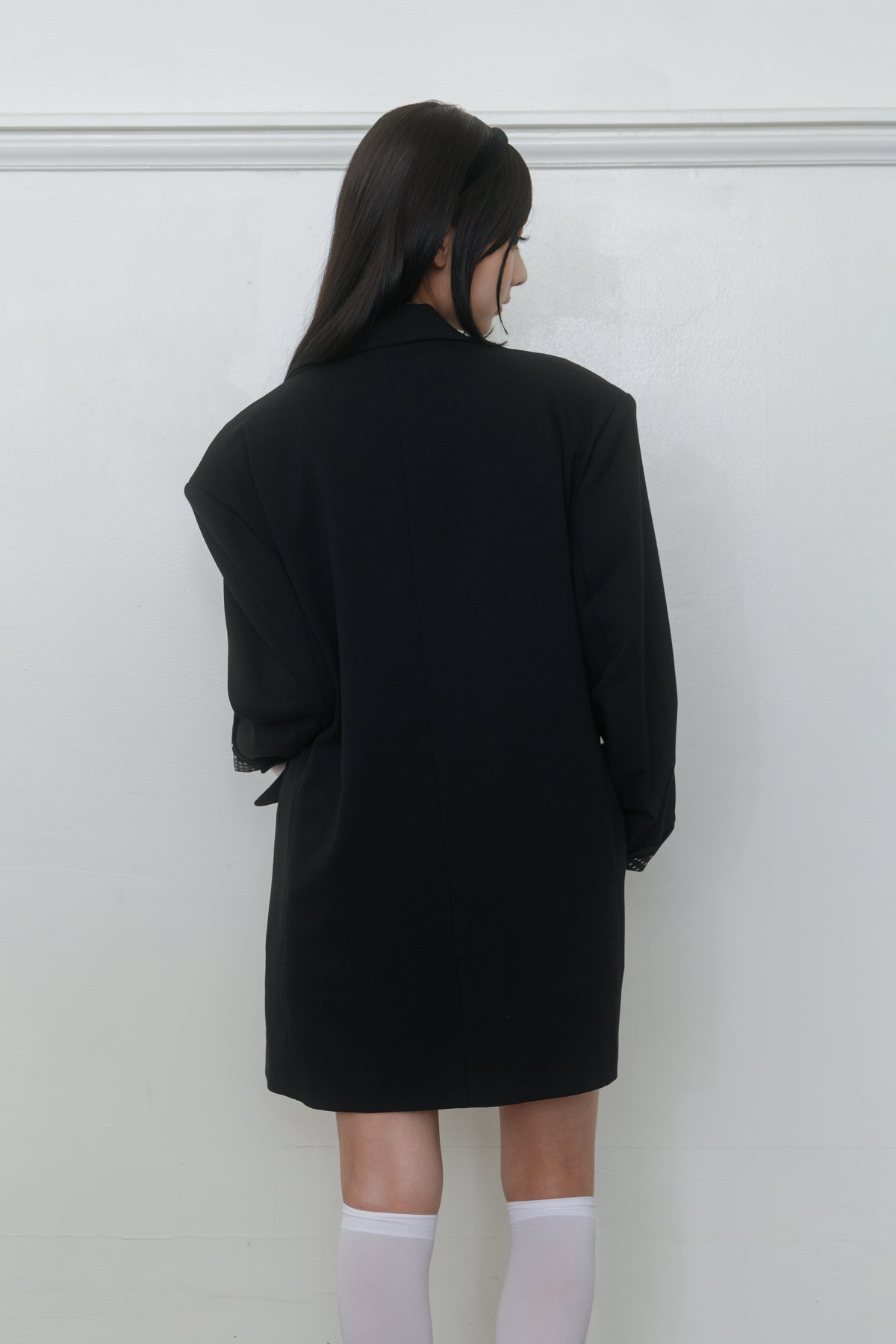 【先行】Dot Accent Cuff Tailored Jacket ※10月中旬配送予定