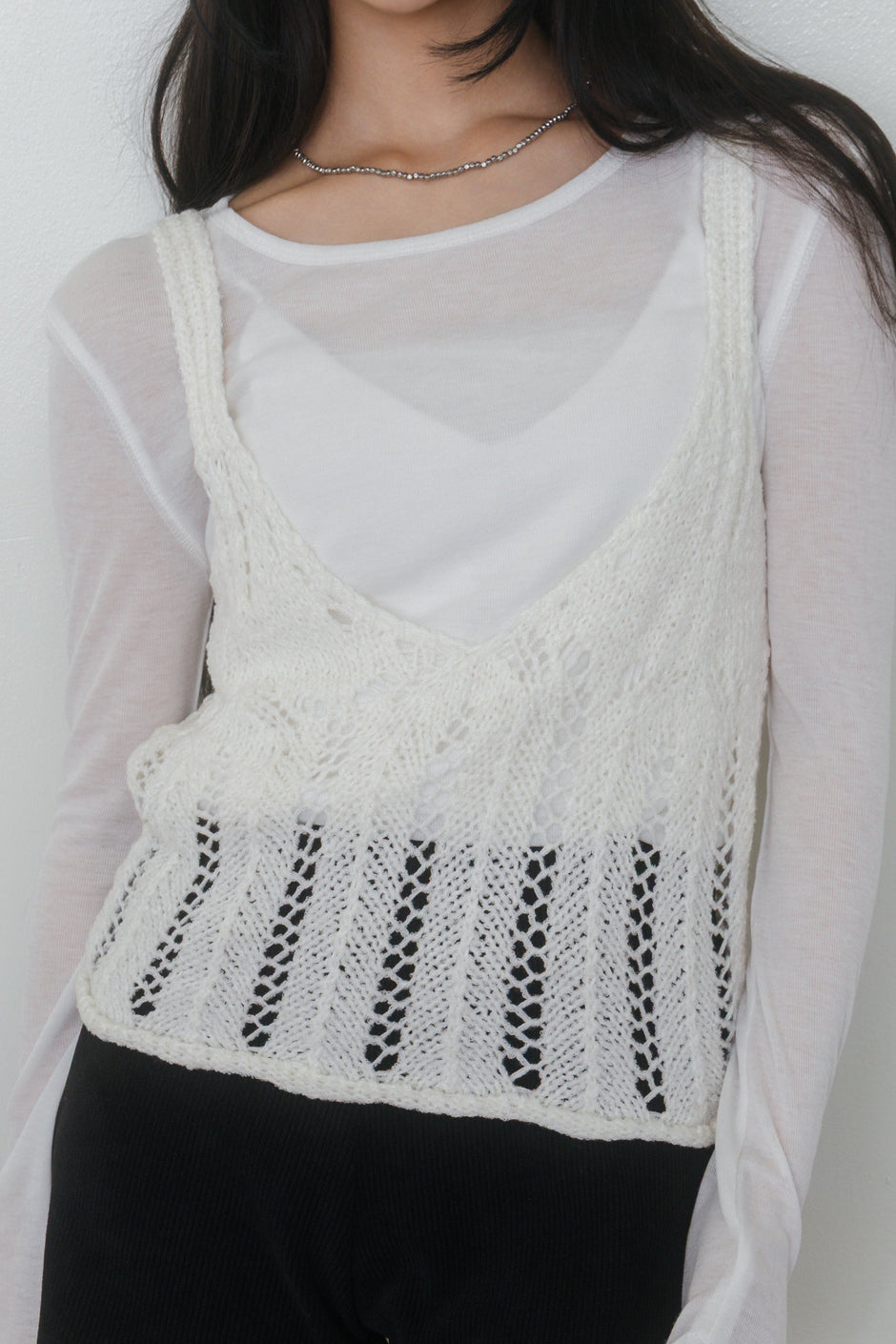 【先行】Button Strap Knit Bustier ※10月中旬配送予定