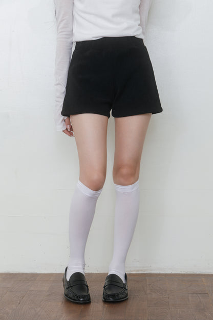 【先行】Minimal High-Waist Stretch Shorts ※10月中旬配送予定