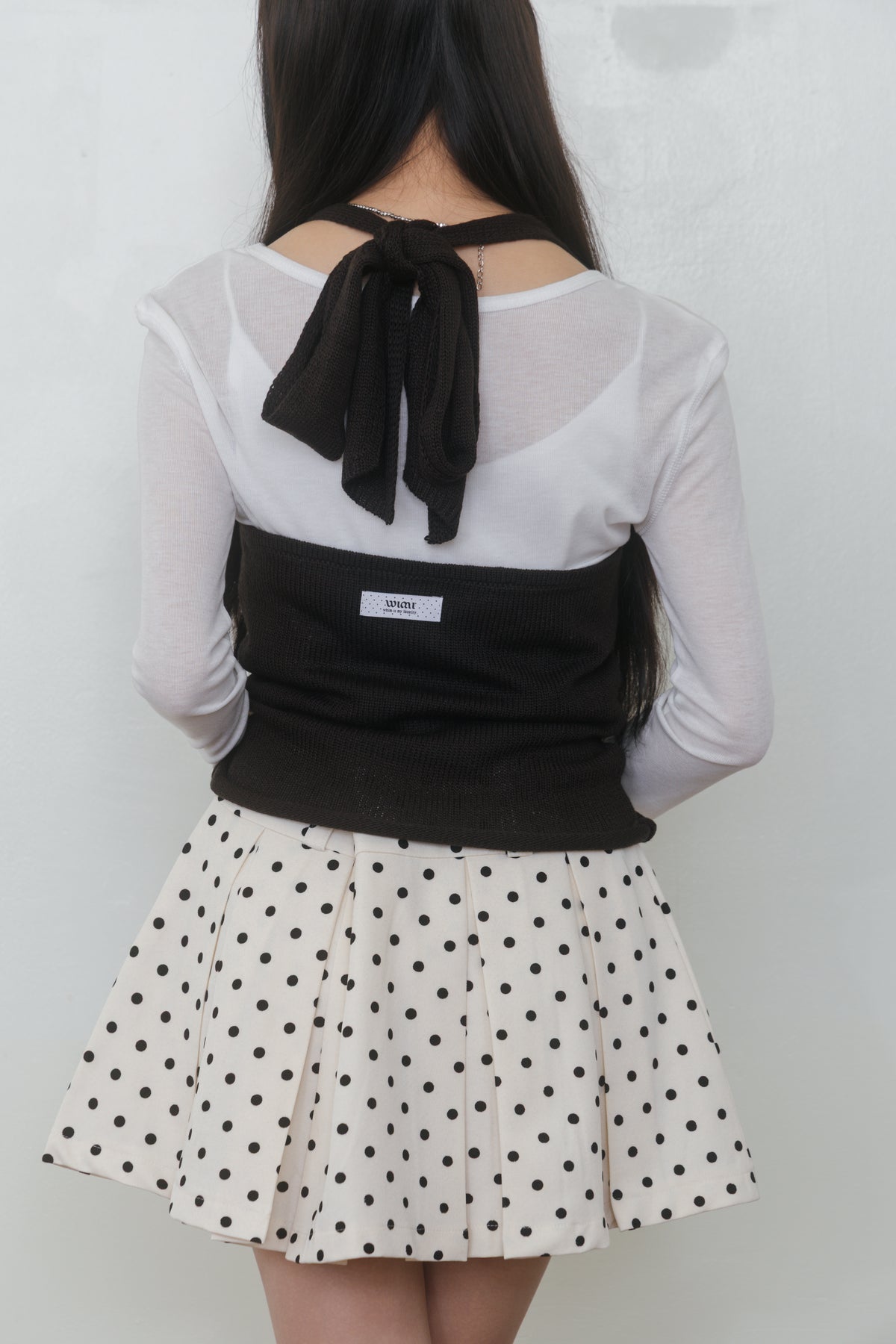 【先行】Halter Ribbon Knit ※10月中旬配送予定
