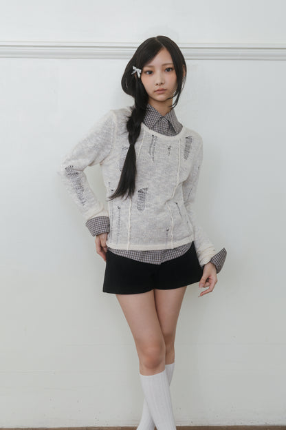 【先行】Crush Detail Tight Knit ※10月中旬配送予定