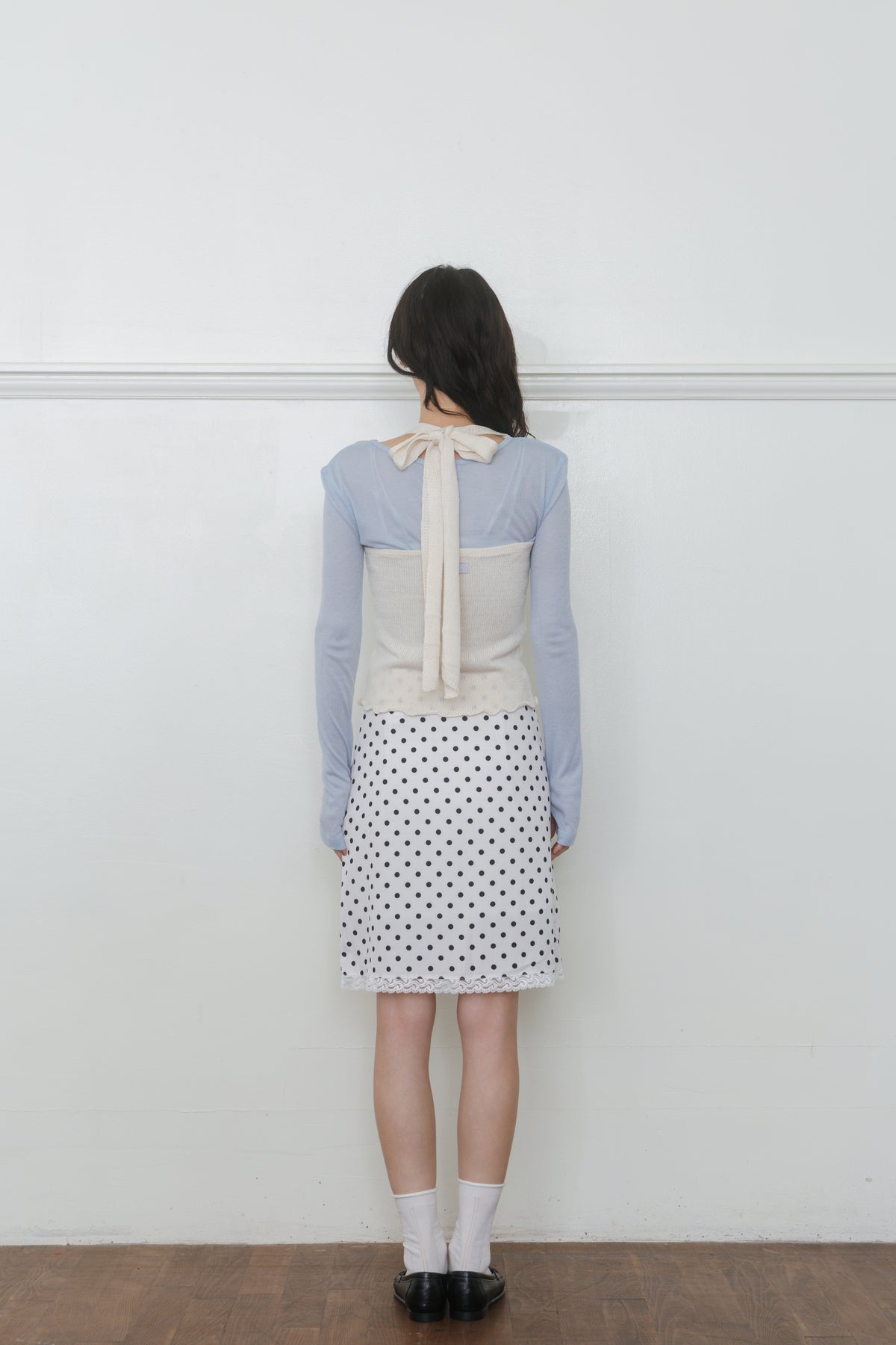 【先行】Halter Ribbon Knit ※10月中旬配送予定