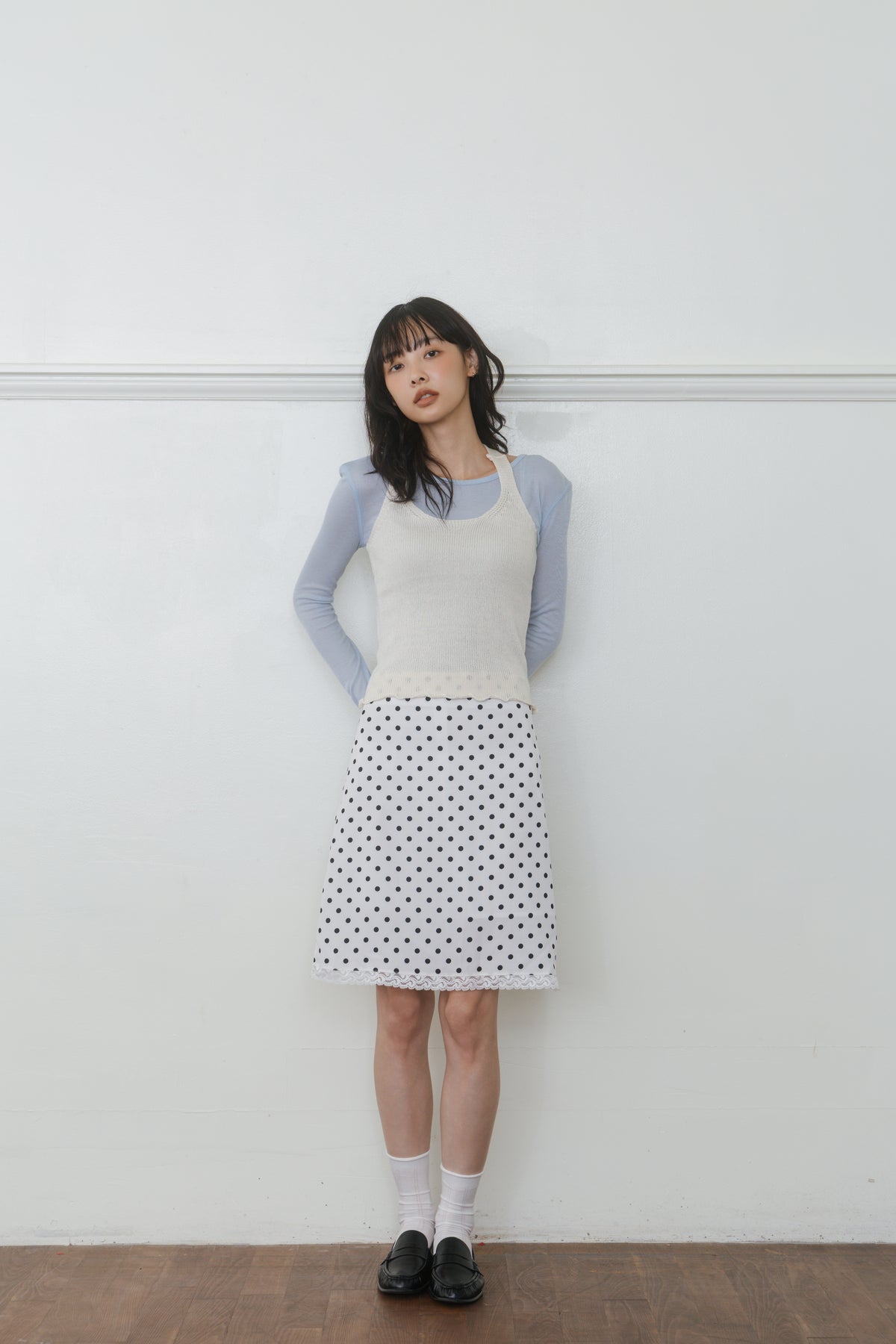【先行】Halter Ribbon Knit ※10月中旬配送予定