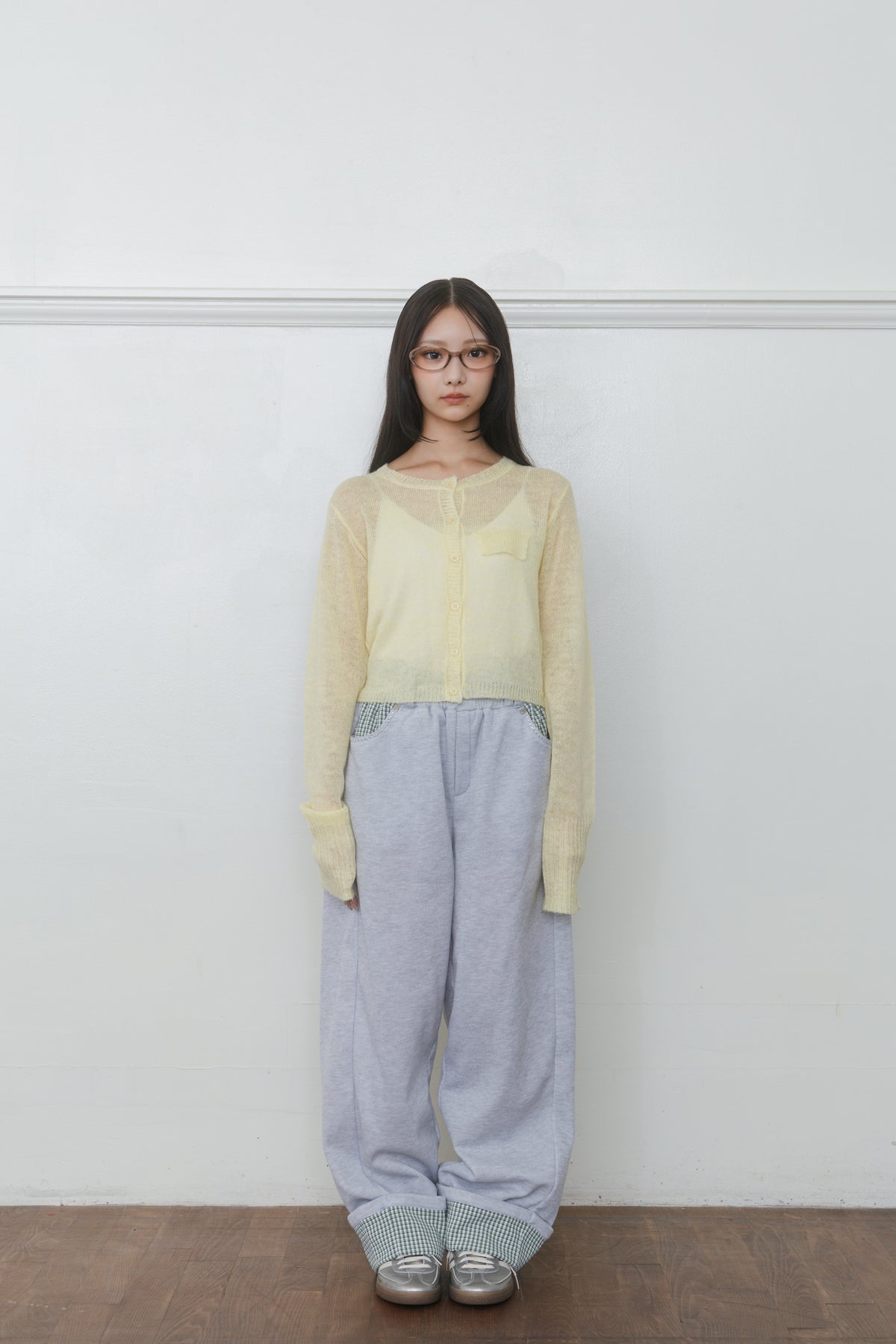 【先行】Long Sleeve Sheer Cardigan ※10月中旬配送予定