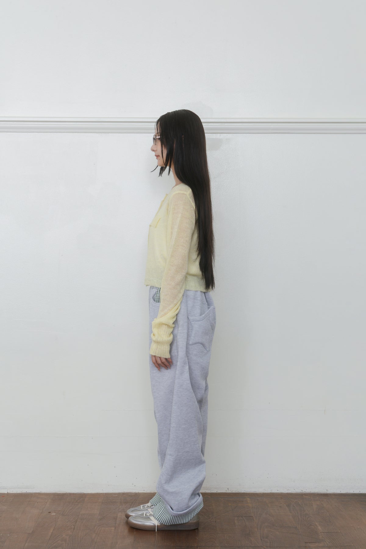 【先行】Long Sleeve Sheer Cardigan ※10月中旬配送予定