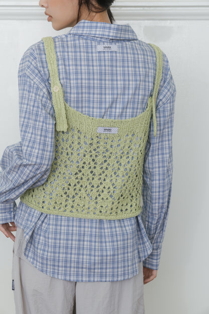 【先行】Button Strap Knit Bustier ※10月中旬配送予定