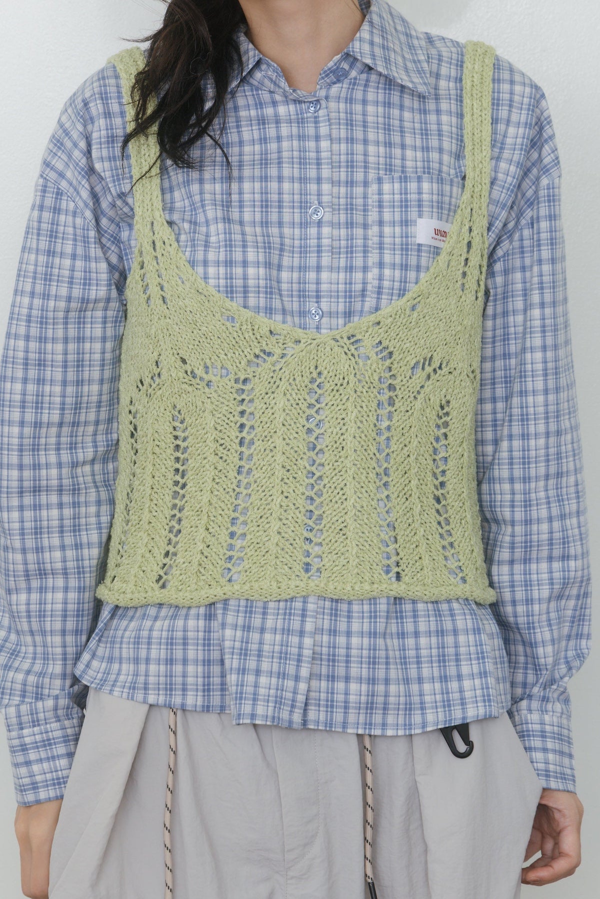 【先行】Button Strap Knit Bustier ※10月中旬配送予定