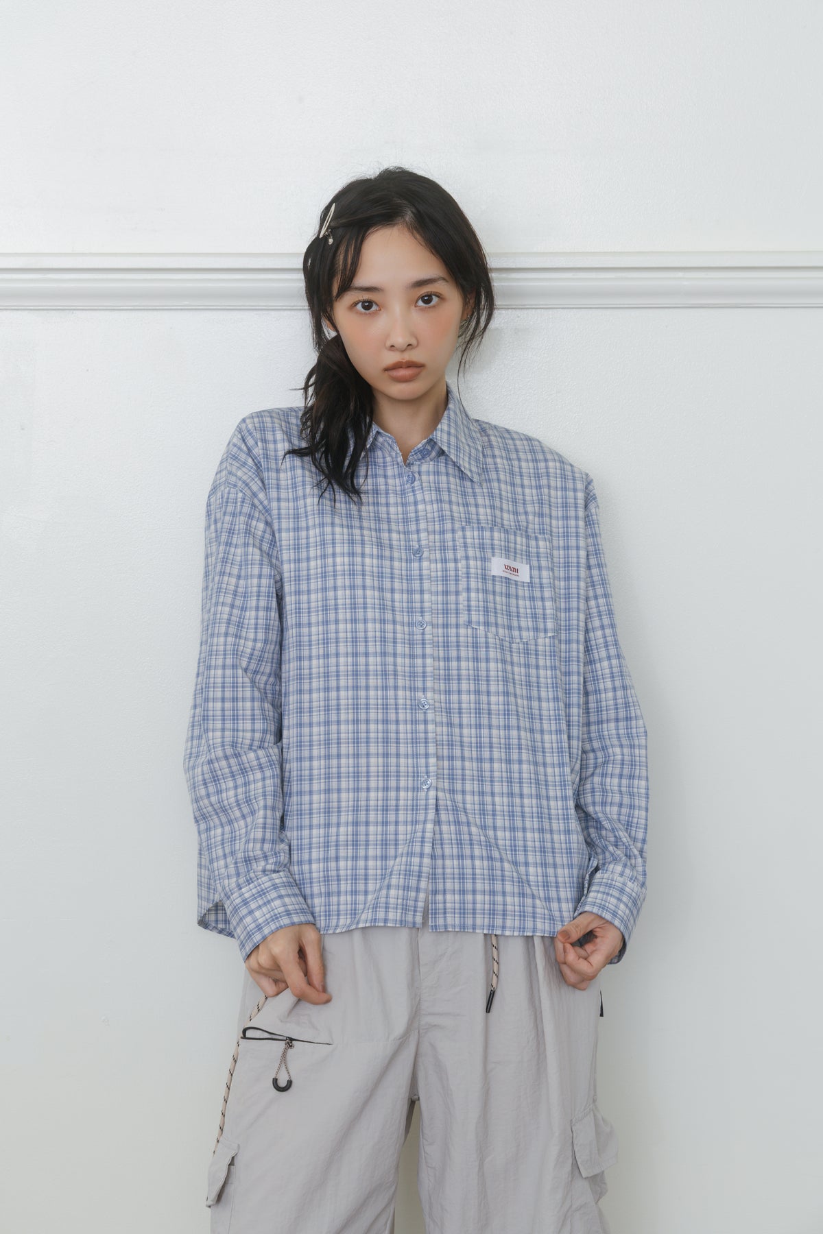【先行】Logo Patch Check Shirt ※10月中旬配送予定