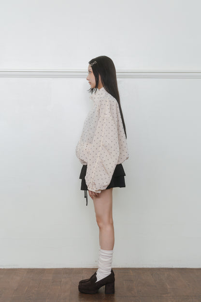 【先行】Voluminous Dot Balloon Blouson ※10月中旬配送予定