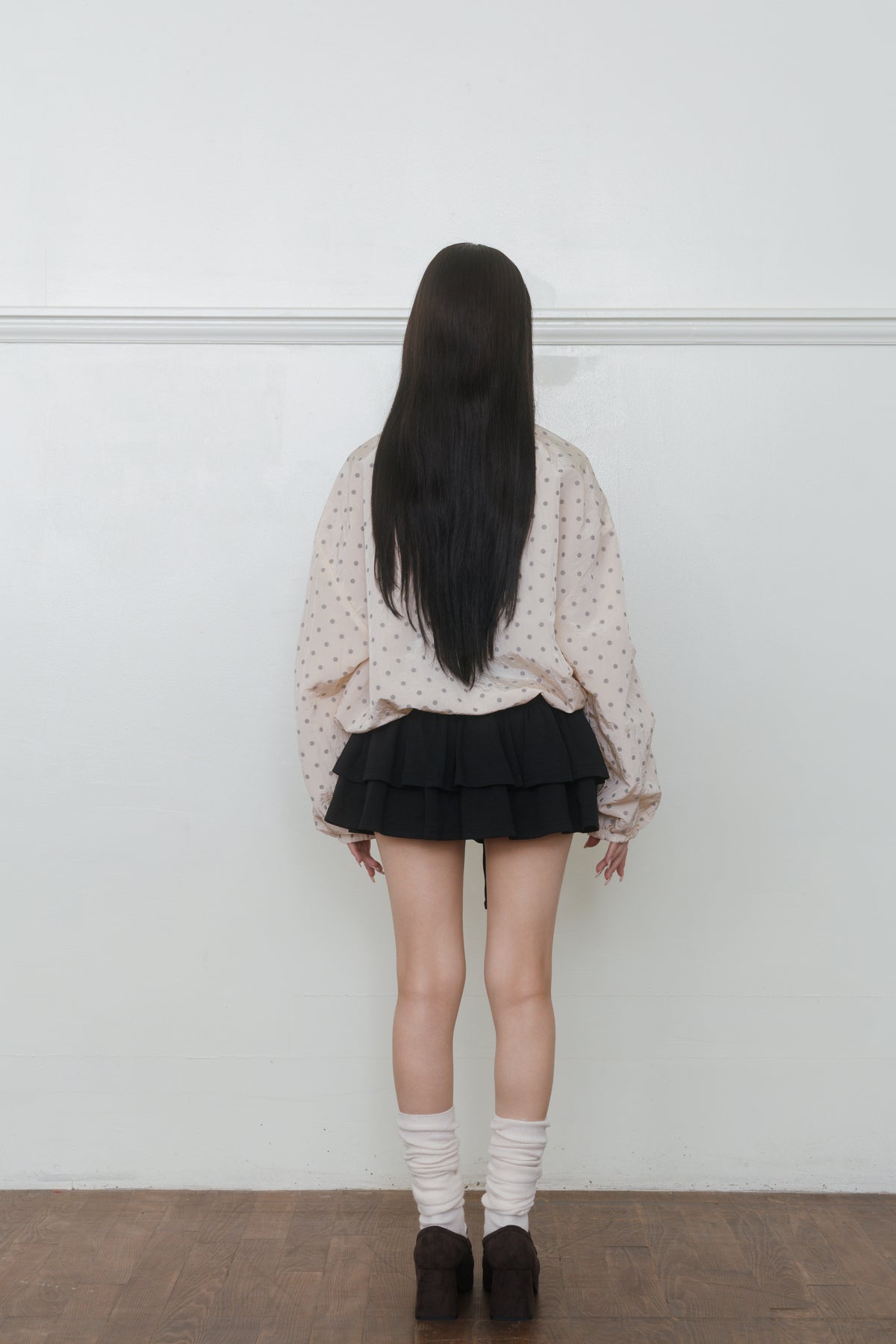 【先行】Voluminous Dot Balloon Blouson ※10月中旬配送予定