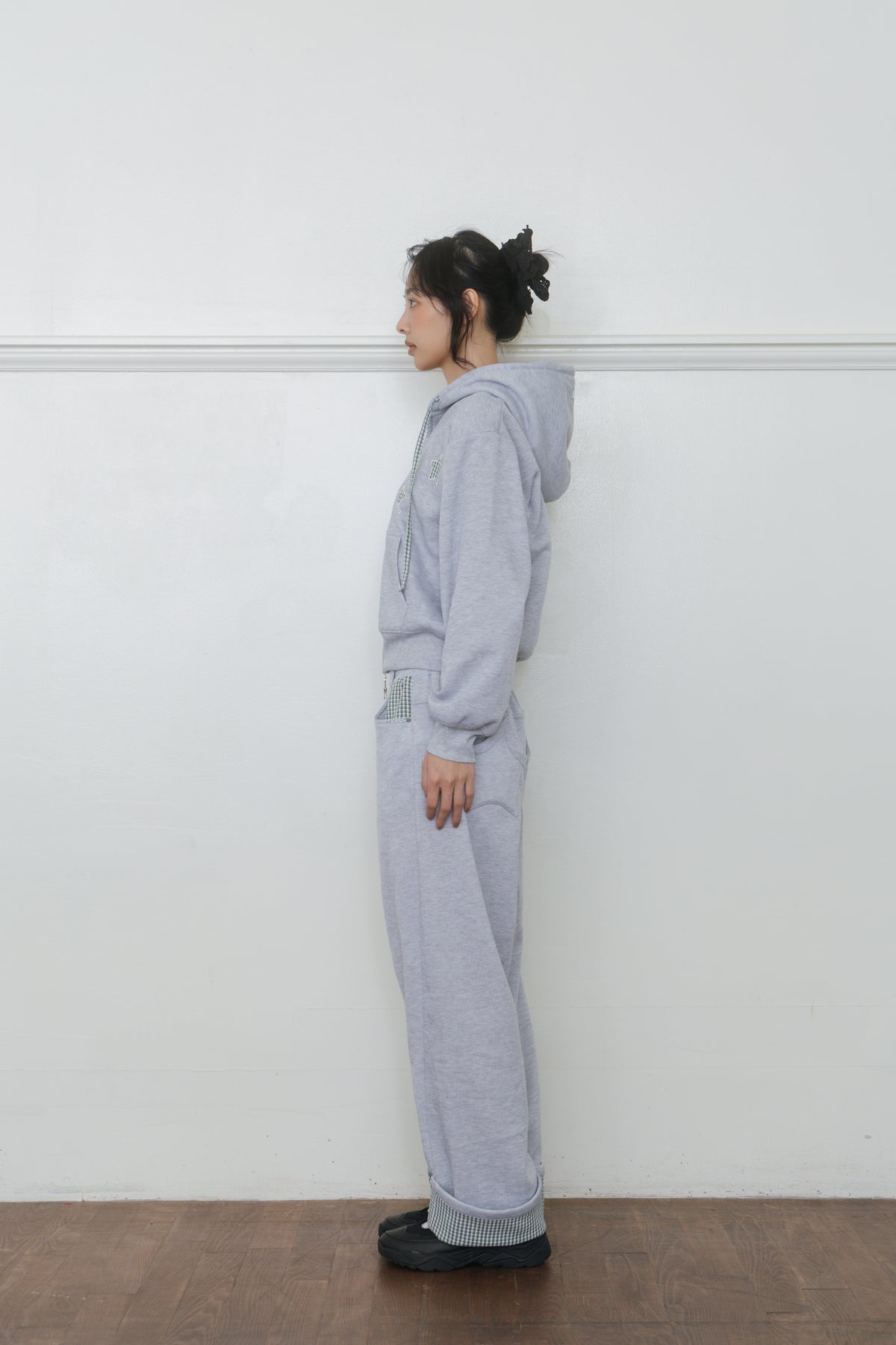【先行】Check Star Double Zip Hoodie ※10月中旬配送予定