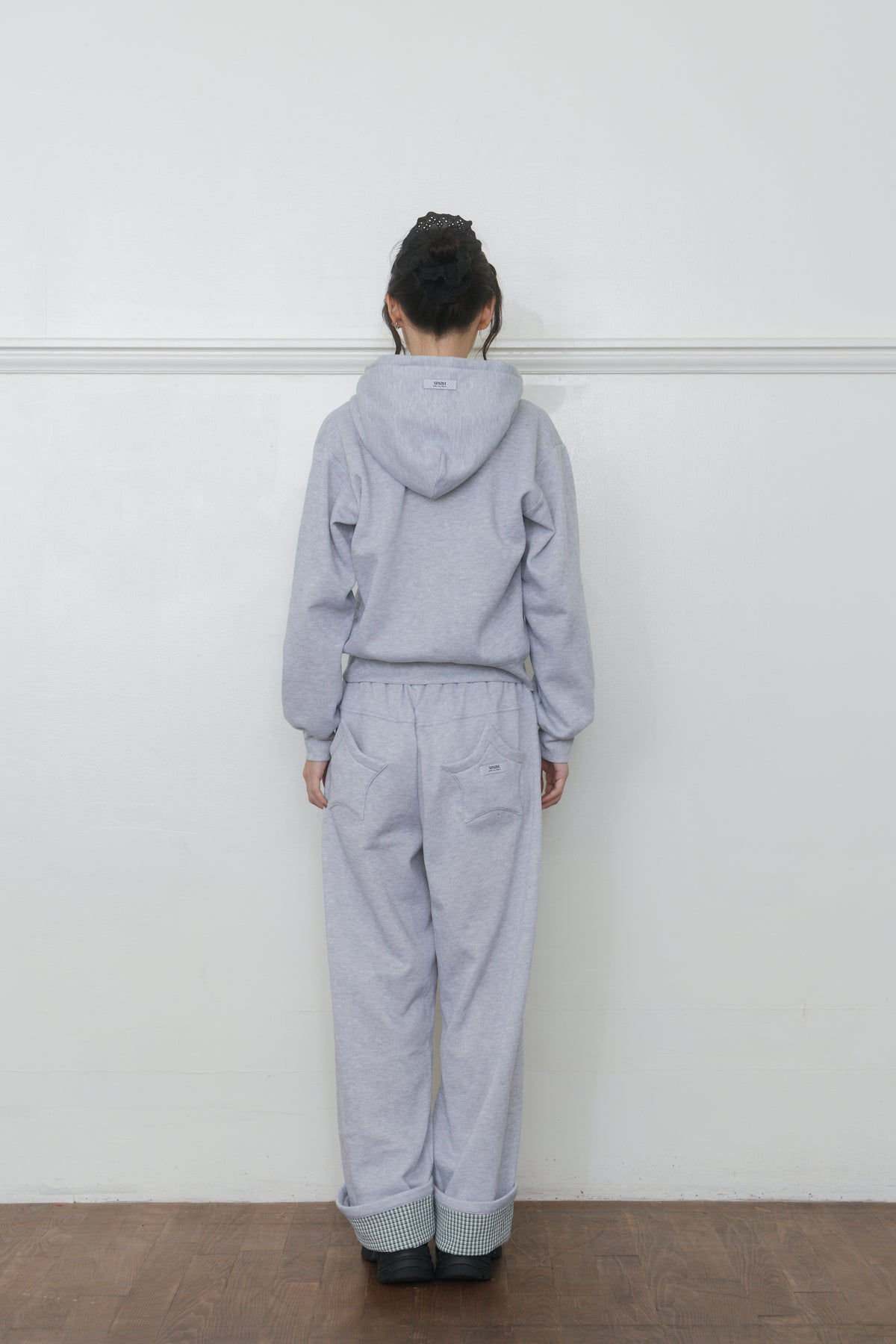 【先行】Check Star Double Zip Hoodie ※10月中旬配送予定