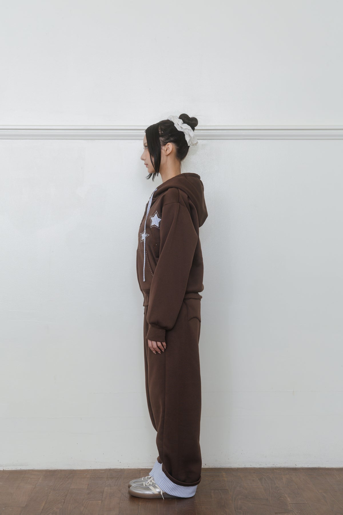 【先行】Check Star Double Zip Hoodie ※10月中旬配送予定