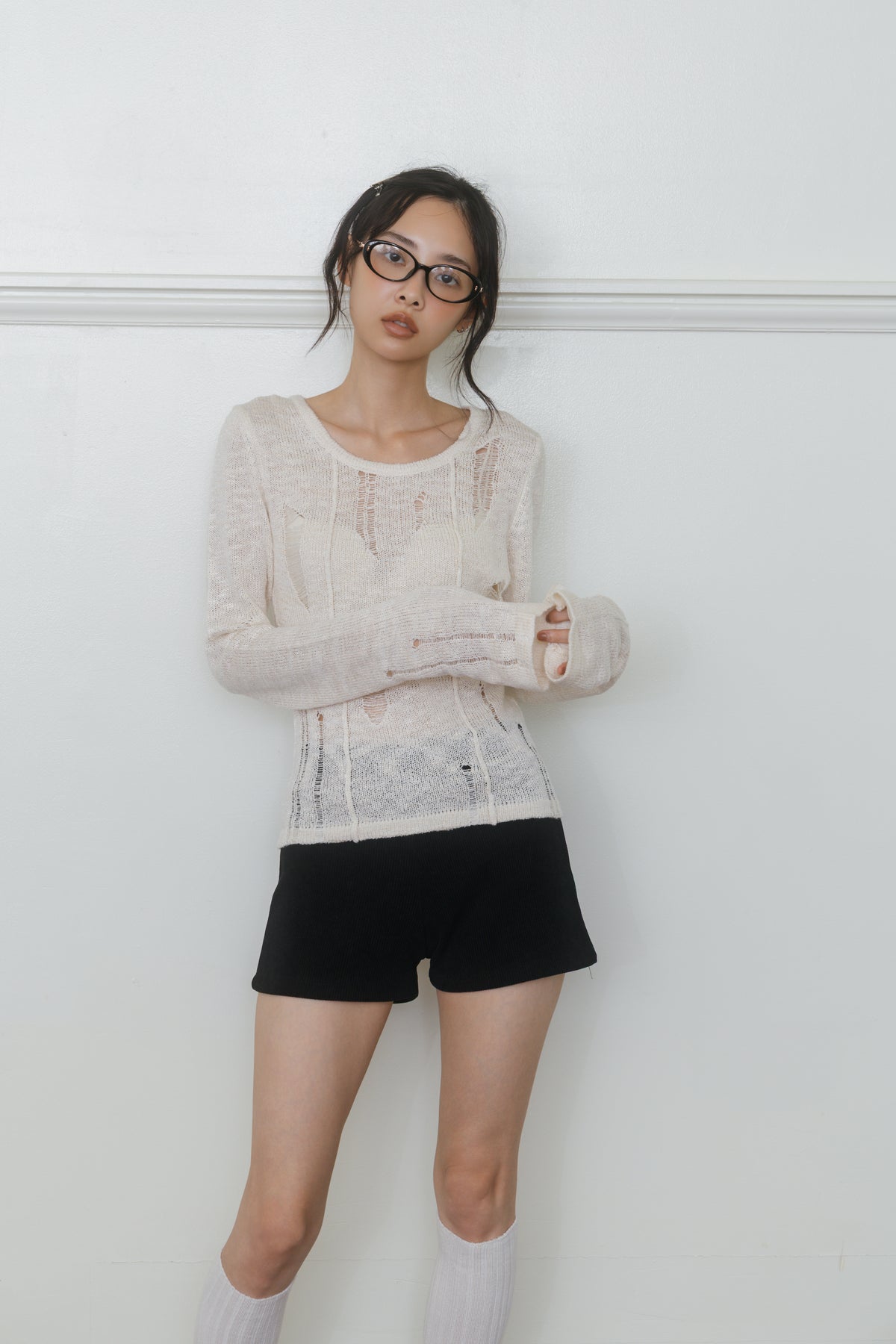 【先行】Crush Detail Tight Knit ※10月中旬配送予定