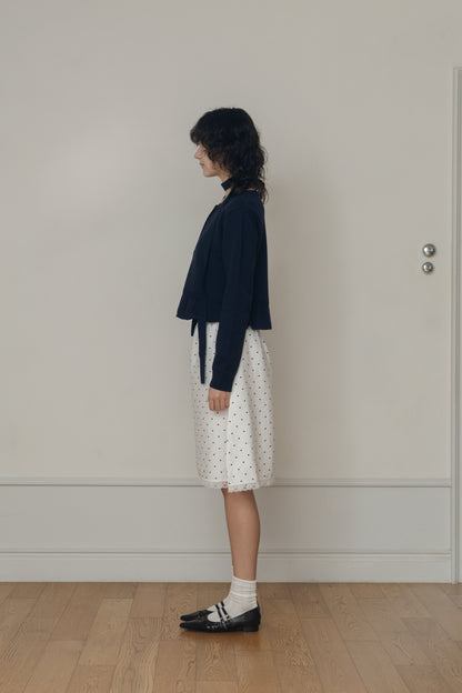 【先行】Frill Detail Knit Cardigan ※10月下旬配送予定