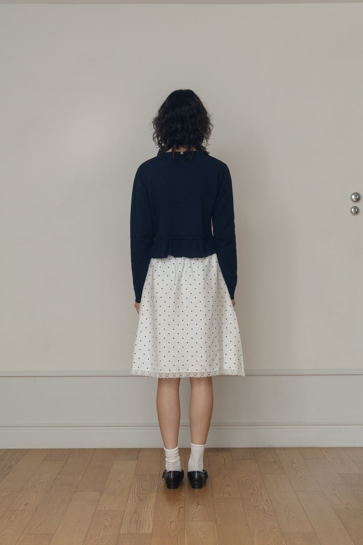 【先行】Frill Detail Knit Cardigan ※10月下旬配送予定