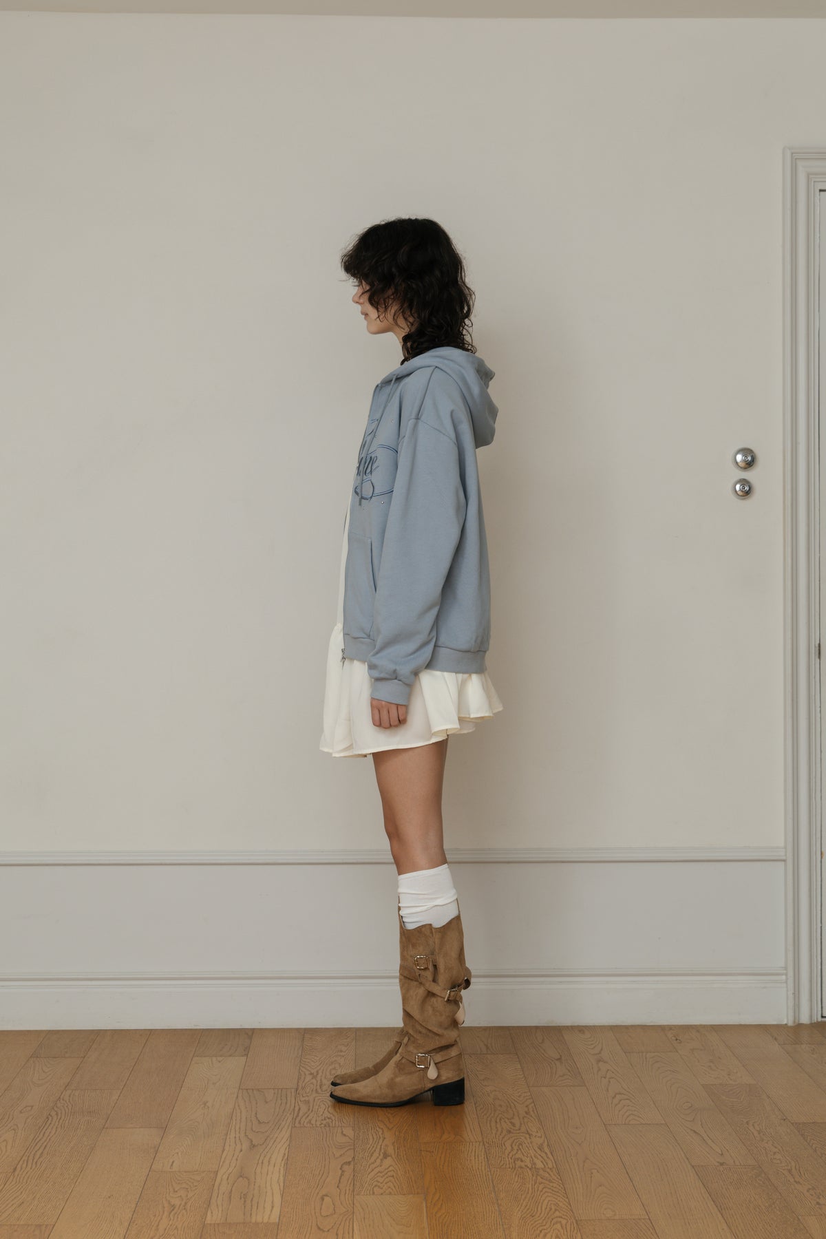【先行】Big Lettering Zip-Up Hoodie ※10月下旬配送予定