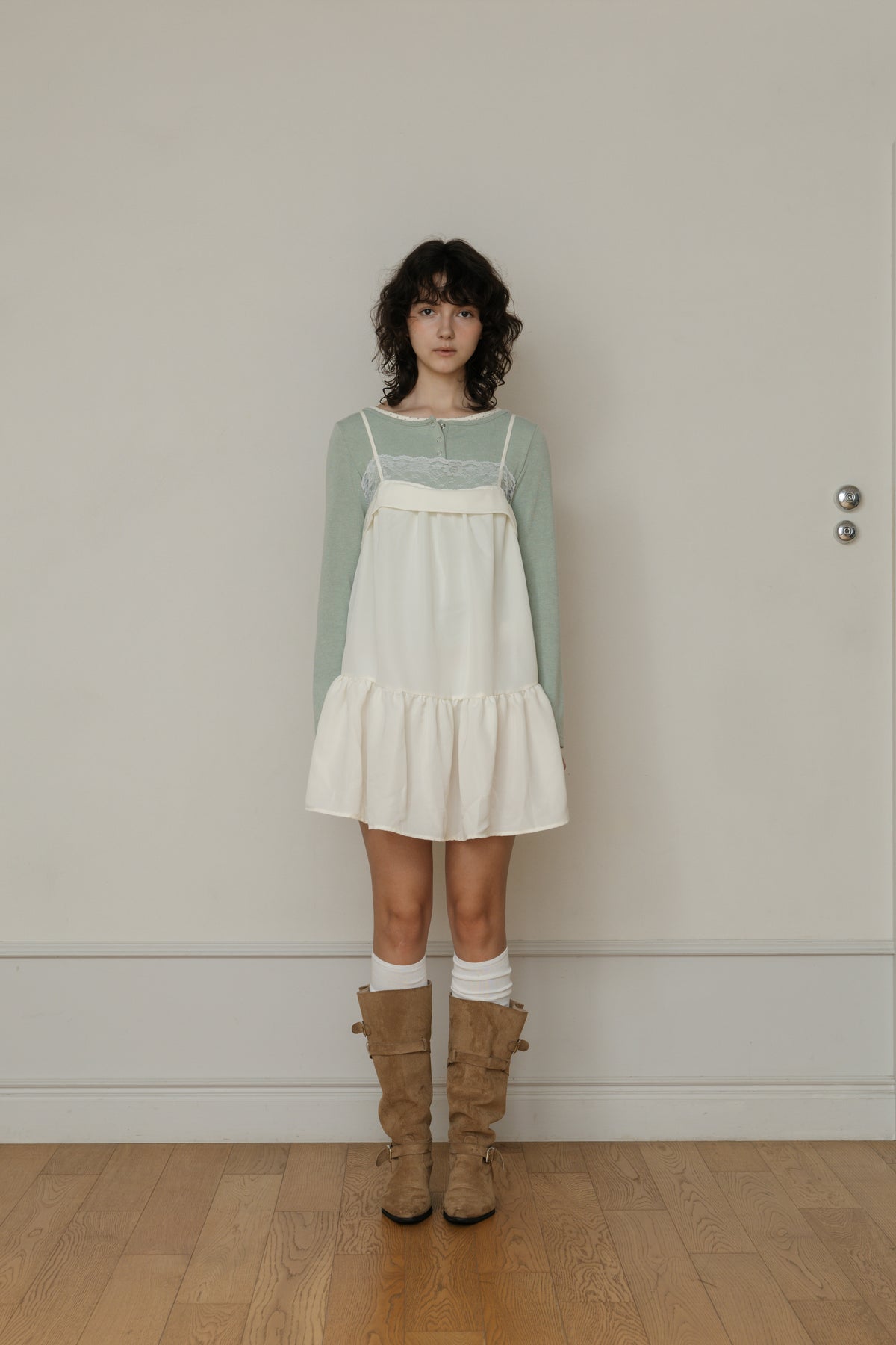 【先行】Fairy Satin Cami Dress ※10月下旬配送予定