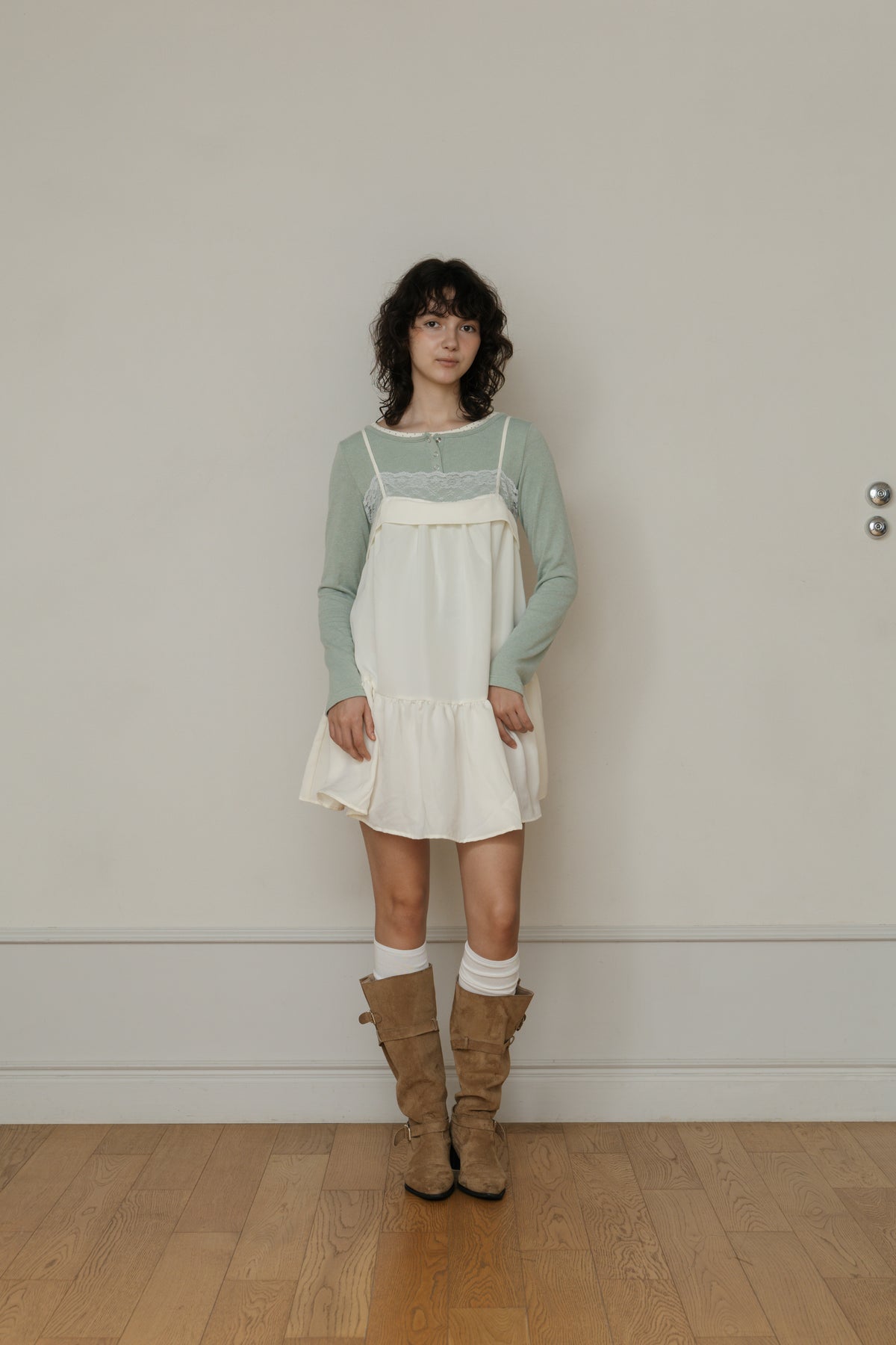 【先行】Fairy Satin Cami Dress ※10月下旬配送予定