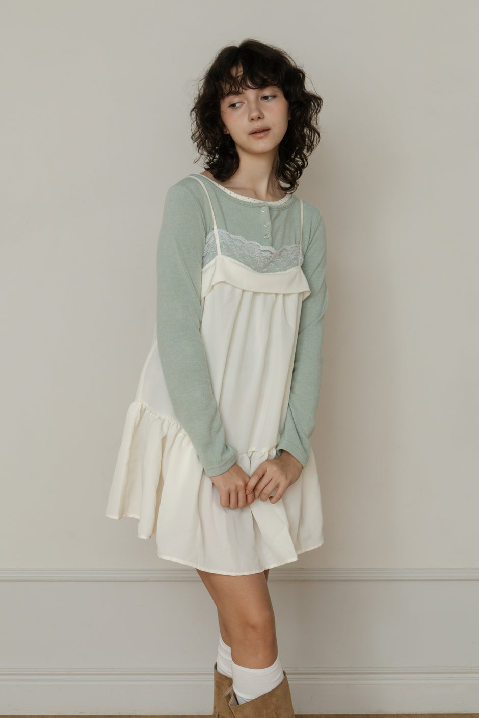 【先行】Fairy Satin Cami Dress ※10月下旬配送予定