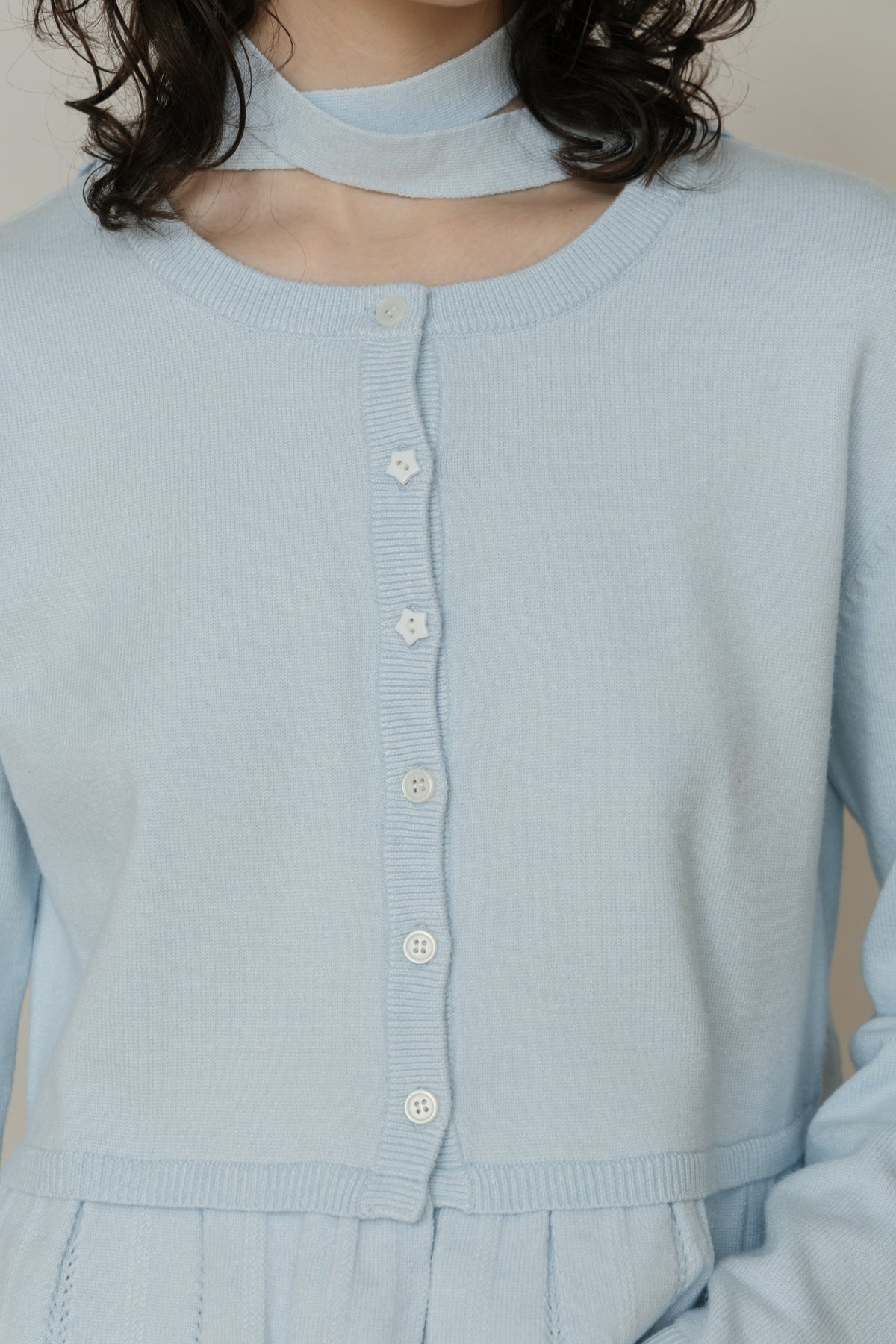 【先行】Frill Detail Knit Cardigan ※10月下旬配送予定