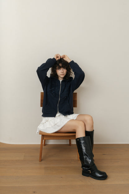 【先行】Big Lettering Zip-Up Hoodie ※10月下旬配送予定