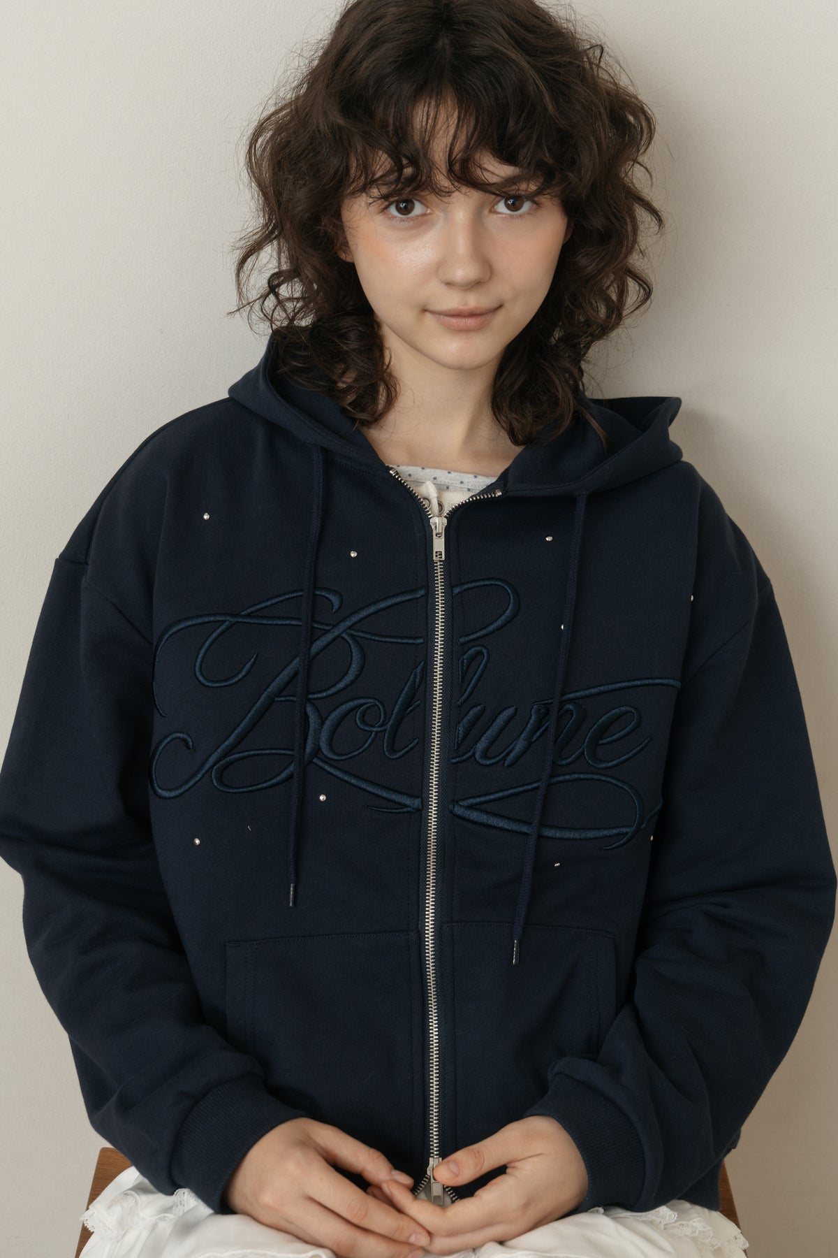 【先行】Big Lettering Zip-Up Hoodie ※10月下旬配送予定