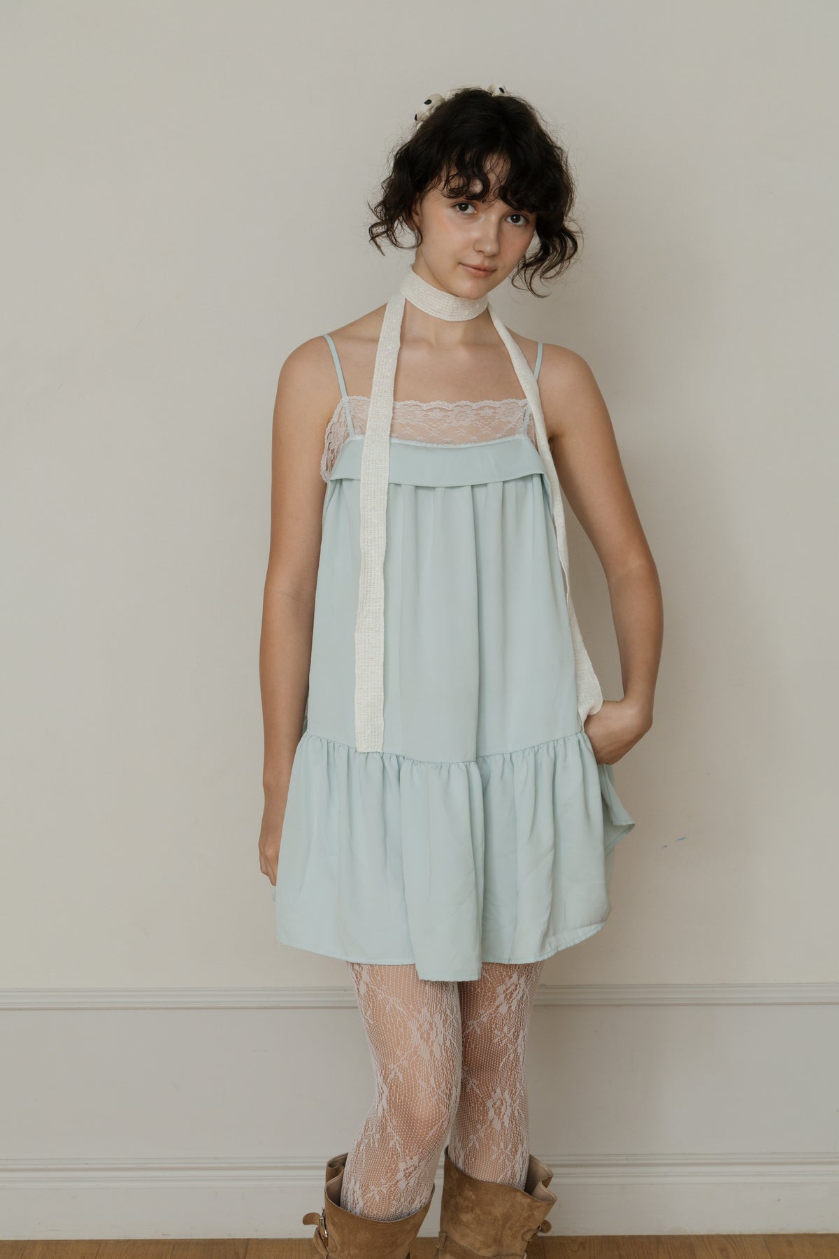 【先行】Fairy Satin Cami Dress ※10月下旬配送予定