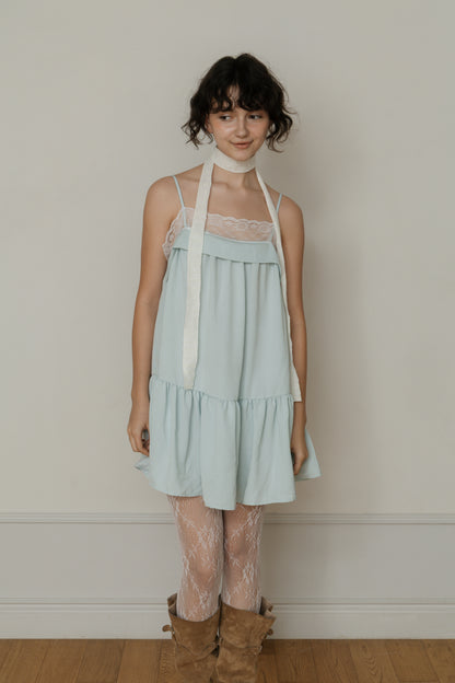 【先行】Fairy Satin Cami Dress ※10月下旬配送予定