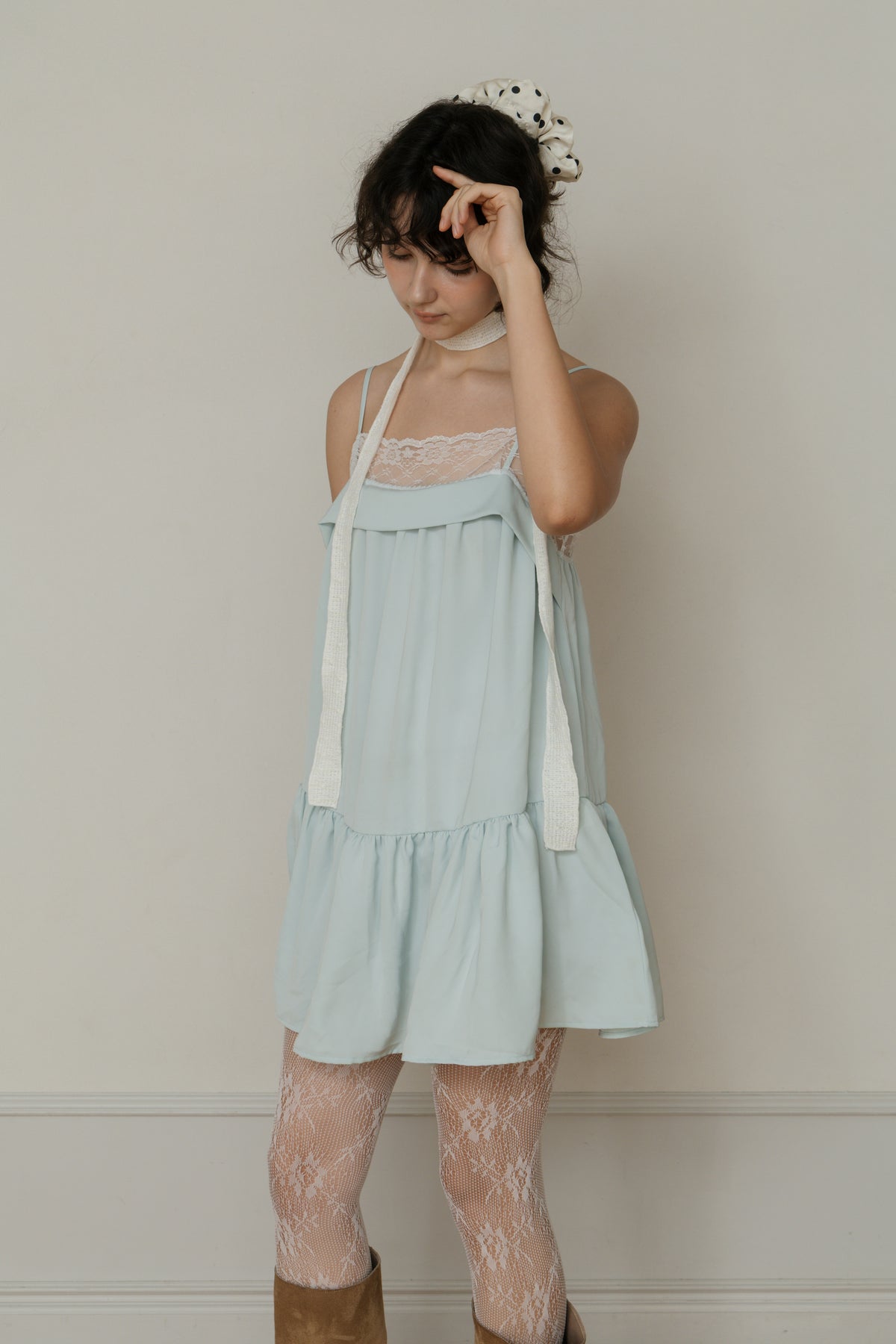 【先行】Fairy Satin Cami Dress ※10月下旬配送予定