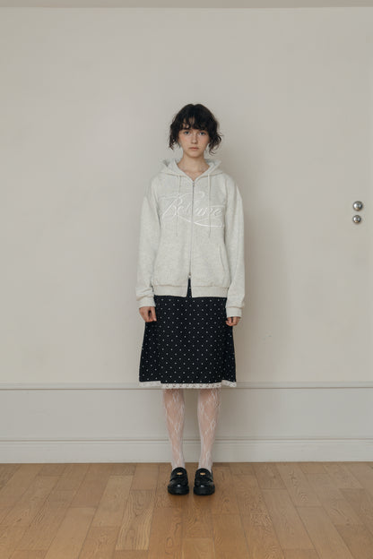 【先行】Big Lettering Zip-Up Hoodie ※10月下旬配送予定