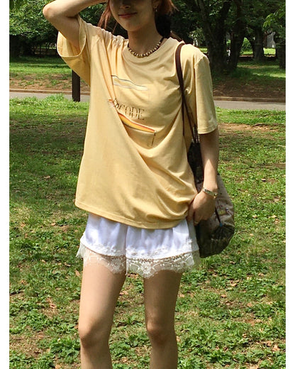 Lace Satin Shorts