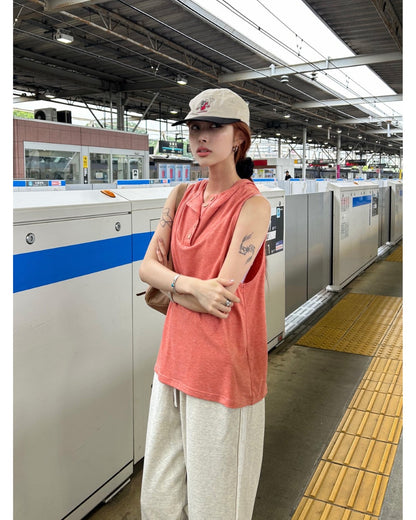No Sleeve Hoodie