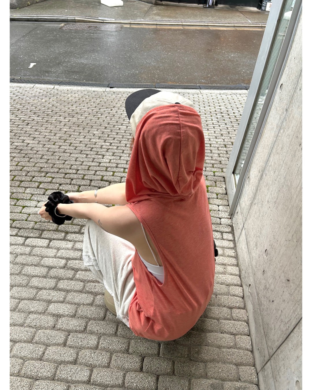 No Sleeve Hoodie