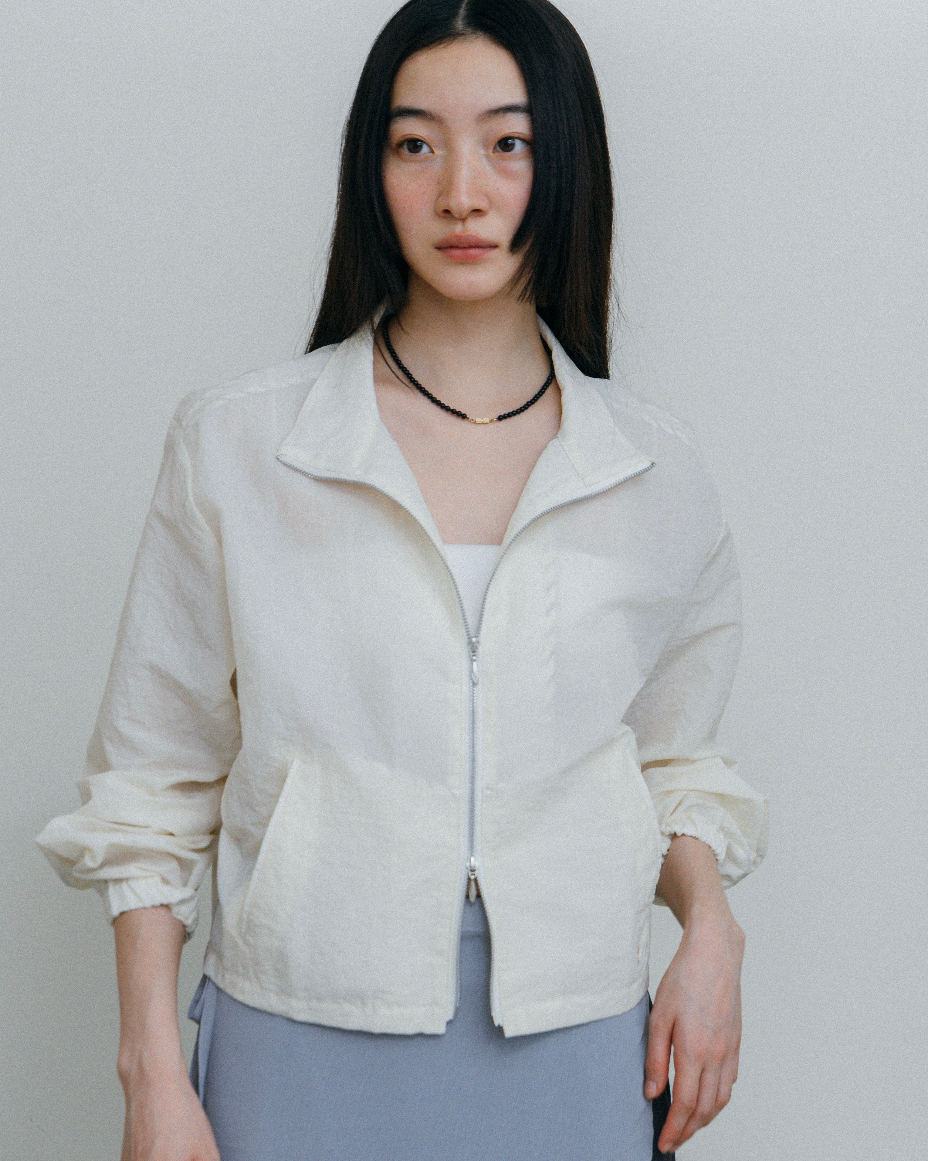 Washed Sheer Blouson – newv | ヌーヴ