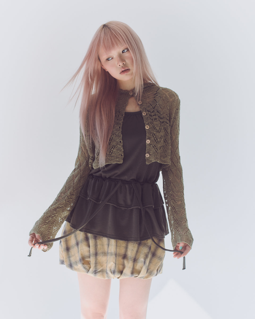 Crochet Hooded Cardigan【先行予約】