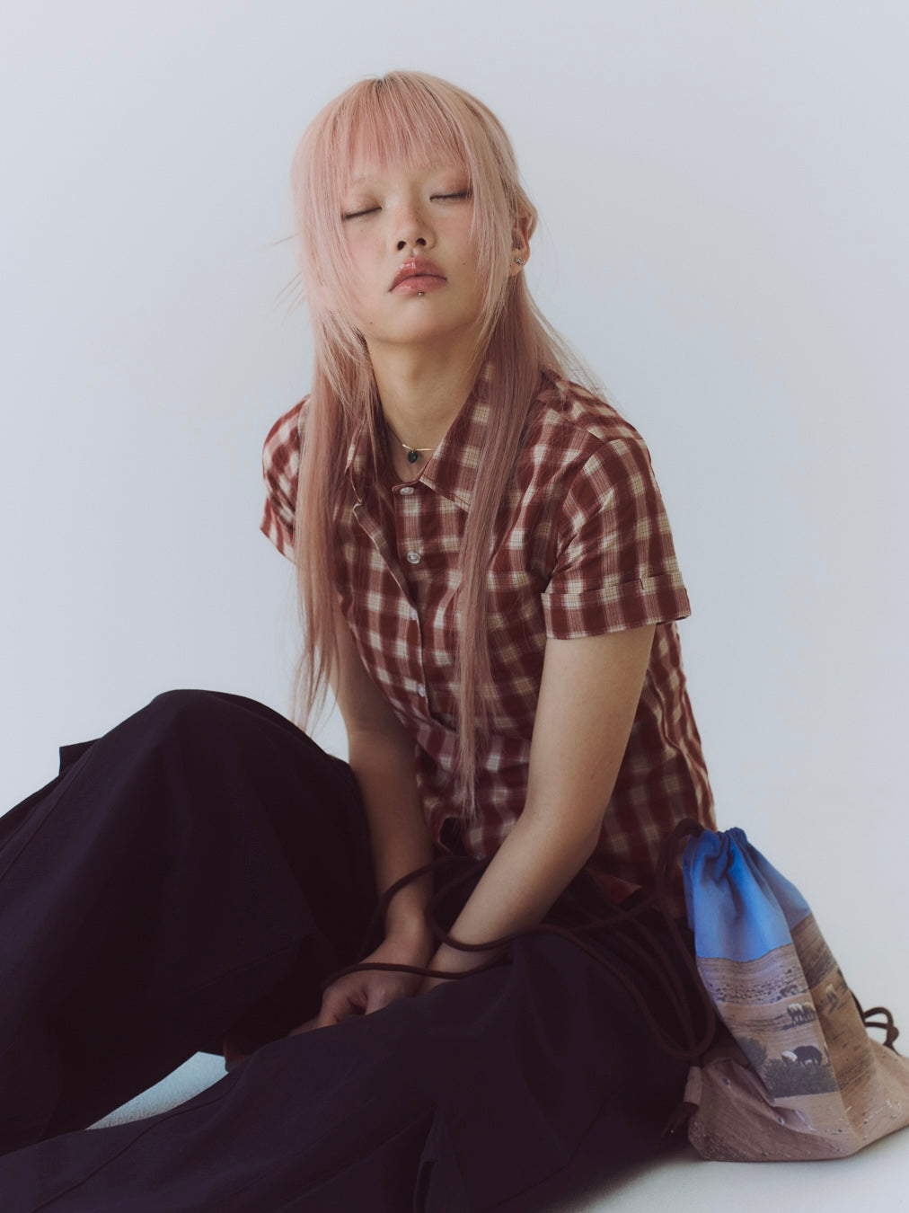 Check Shortsreeved Shirt【先行予約】