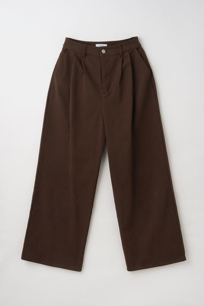 Two-Tuck Studded Twill Pants
