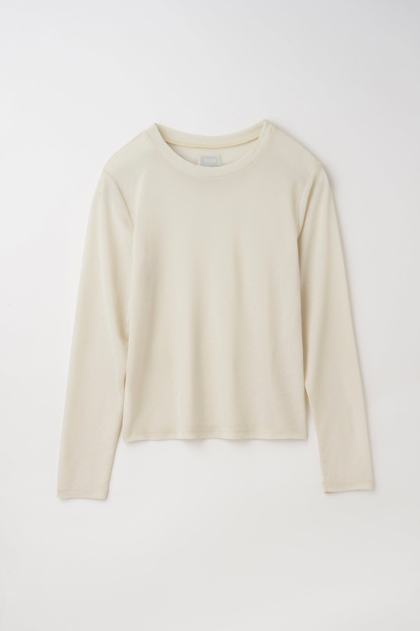 Basic Sheer Color Long-Sleeve T-Shirt