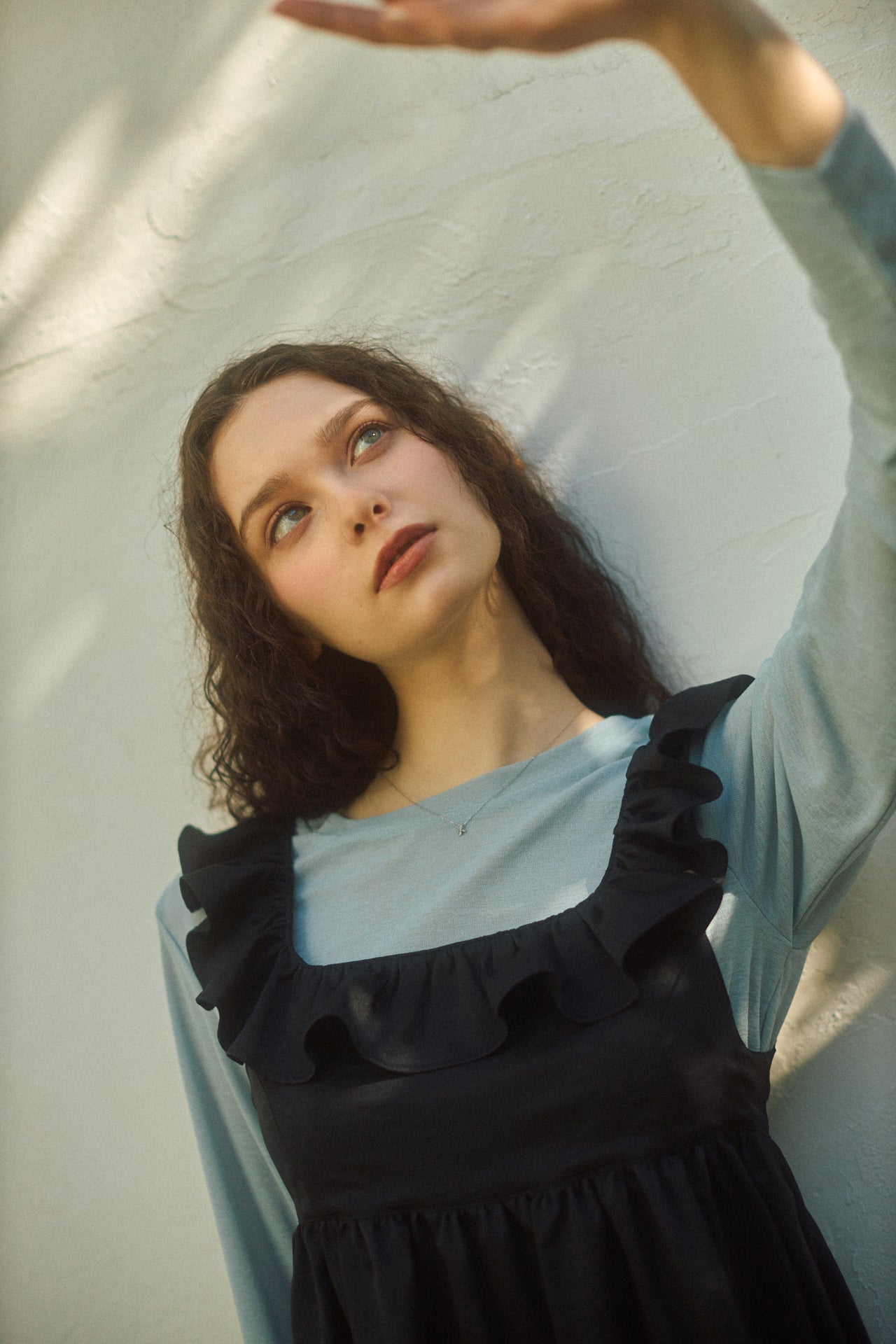 Basic Sheer Color Long-Sleeve T-Shirt