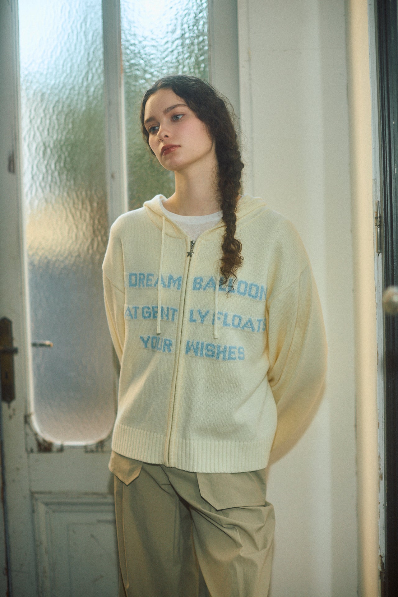 model:173cm<br>
size:FREE