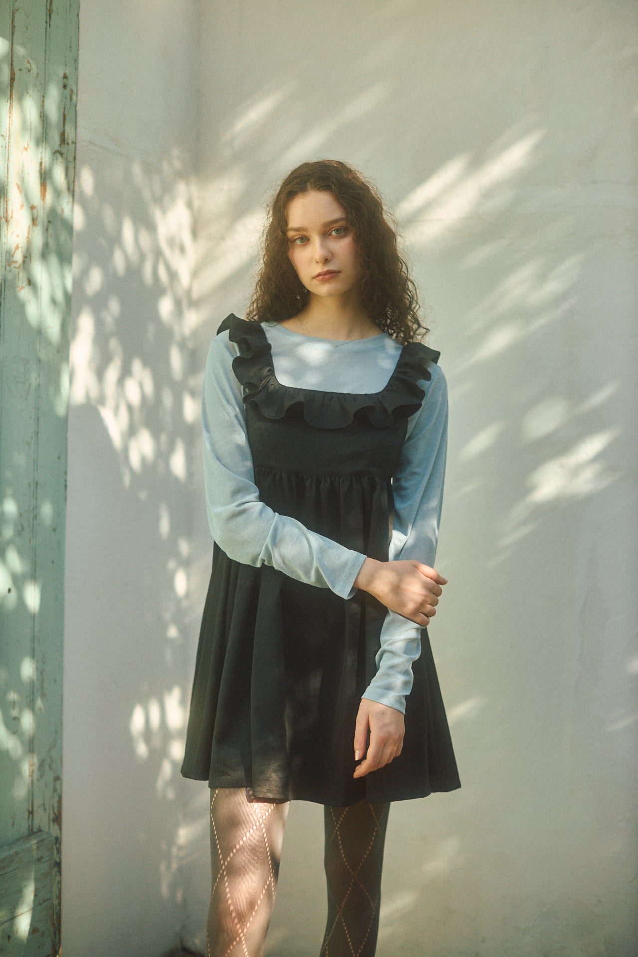 BOLUNE レイヤードフリルチュニック Frill Layered Tunic – newv | ヌーヴ
